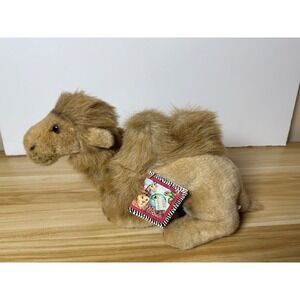 Vintage K&M International Camel Plush Stuffed Animal Toy With Tags 15" x‎ 8"
